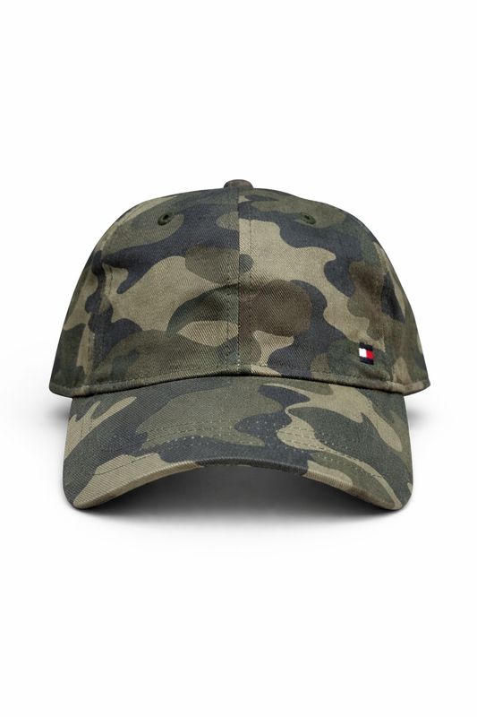 Tommy Hilfiger Flag Logo Camo Cap