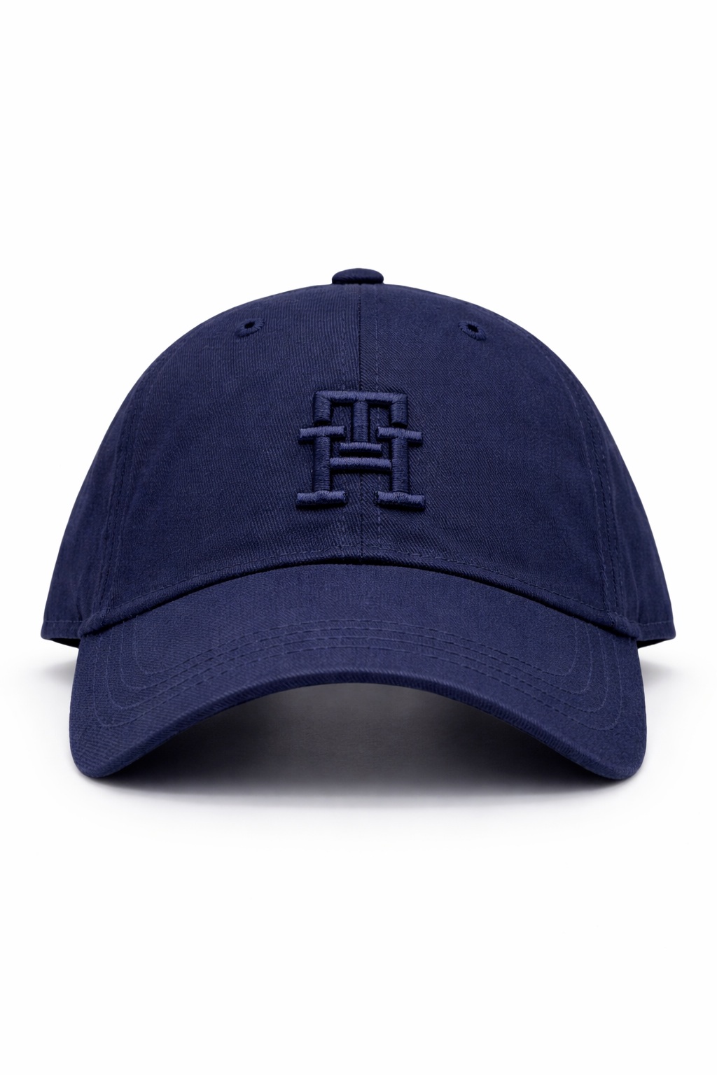 TH MONOGRAM EMBROIDERY SIX-PANEL CAP