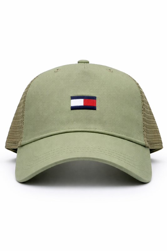 Tommy Hilfiger Flag Log Trucker Cap