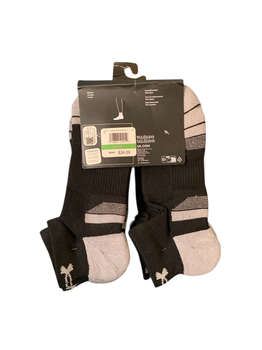 Under Armour UA Performance Tech Cushioned Ankle Socks (6-Pack, Black/Grey)