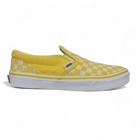 Yellow Checkered Slip On Vans | Pre-Owned Condition 10/10 | Size EU 36.5