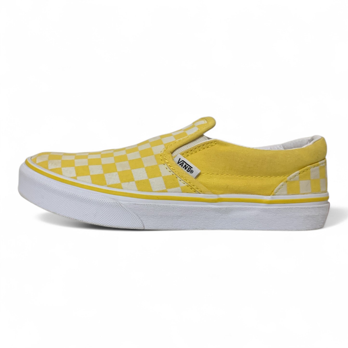 Yellow Checkered Slip On Vans | Pre-Owned Condition 10/10 | Size EU 36.5
