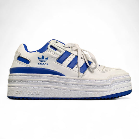Adidas Triple Platforum Low White Royal Blue | Pre-Owned Condition Brand New | Size EU 40 US 7