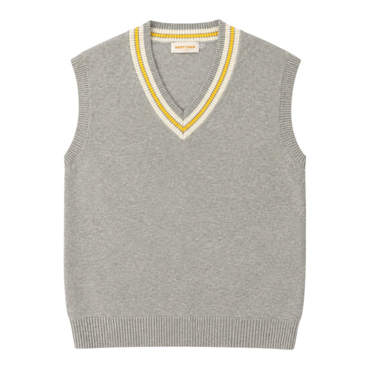 Kid’s Knitted Sleeveless Cotton Sweater-Soft&Premium