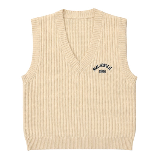 Kid’s Knitted Sleeveless Cotton Sweater-Soft&Premium
