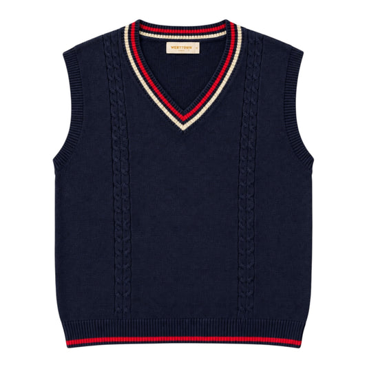 Kid’s Knitted Sleeveless Sweater
