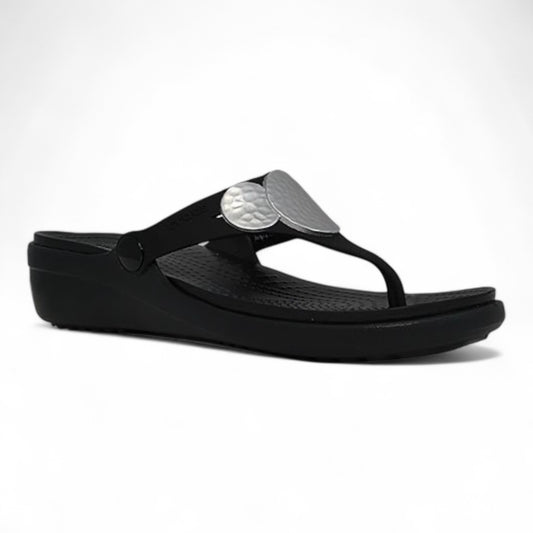 SANRAH EMBELLISHED WEDGE FLIP | Condition Like Brand New | Size Women 9 | 39-40