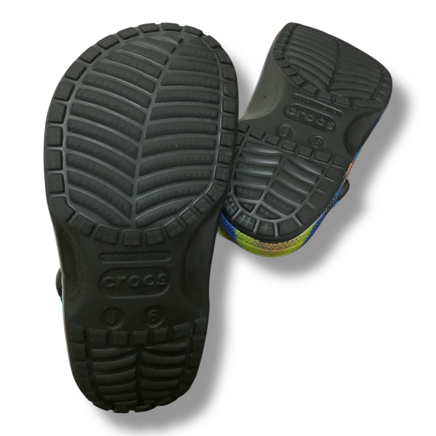 Crocs Classic Spray Dye Clogs | Condition 9/10 | Size J6 EU 38-39