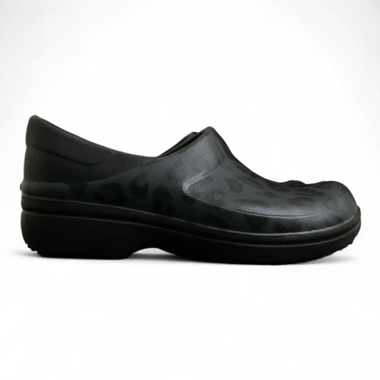 Crocs Dual Comfort Neria Pro Black Paisley Clogs | Condition Excellent Like Brand-New | Size US W8 | EU 38-39 | Product # 205385