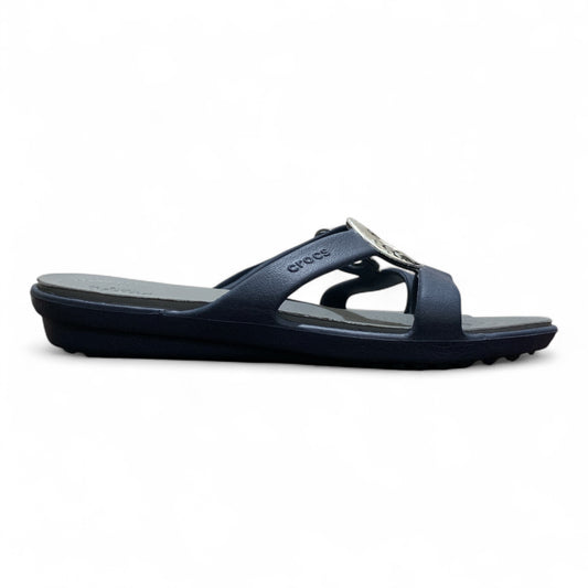 Crocs Sanrah Hammered Circle Slides 205137| Condition Excellent | Size US W6 | EU 36-37