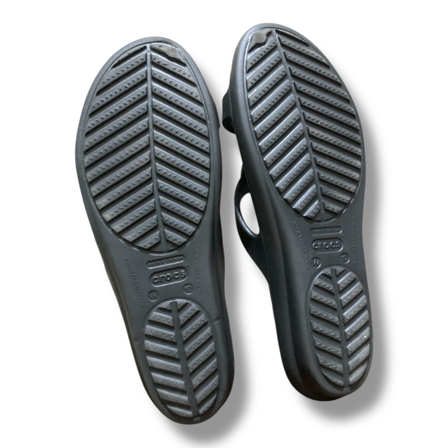 SANRAH BEVELED CIRCLE FLAT SANDALS - BLACK 203341-060 | CONDITION EXCELLENT | SIZE US W10 | EU 40-41
