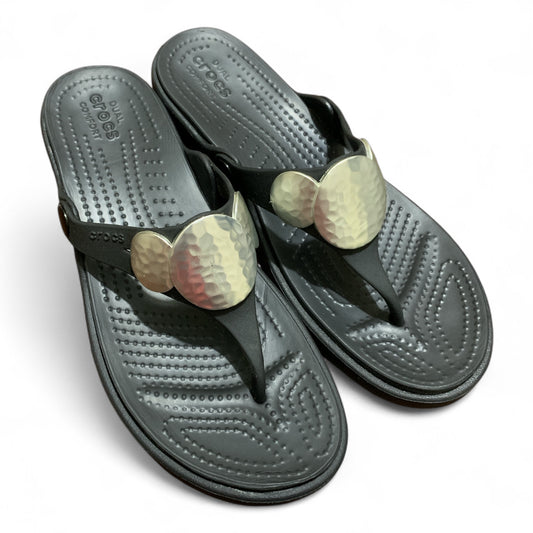 SANRAH EMBELLISHED WEDGE FLIP | Condition Like Brand New | Size US W7 | EU 37-38