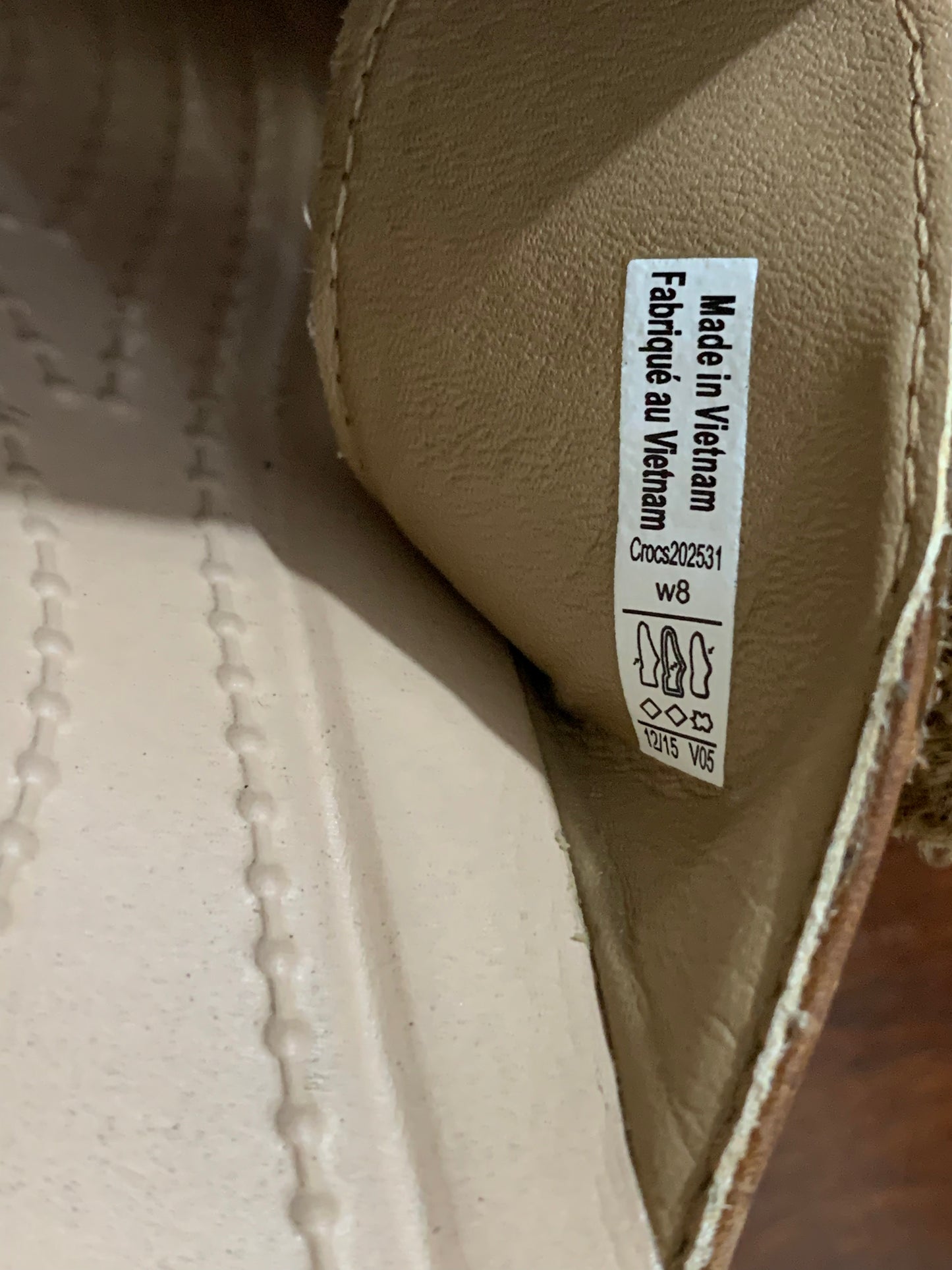 CROCS A LEIGH 2 STRAP MINIWEDGE | CONDITION 10/10 | SIZE US W8 | EU 38-39