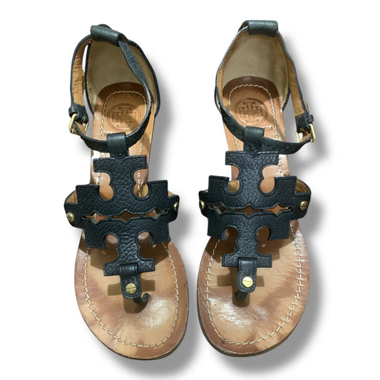Tory Burch Phoebe Flat Thong Sandals | Pre-Loved Condition 8/10 | Size EU 39-40