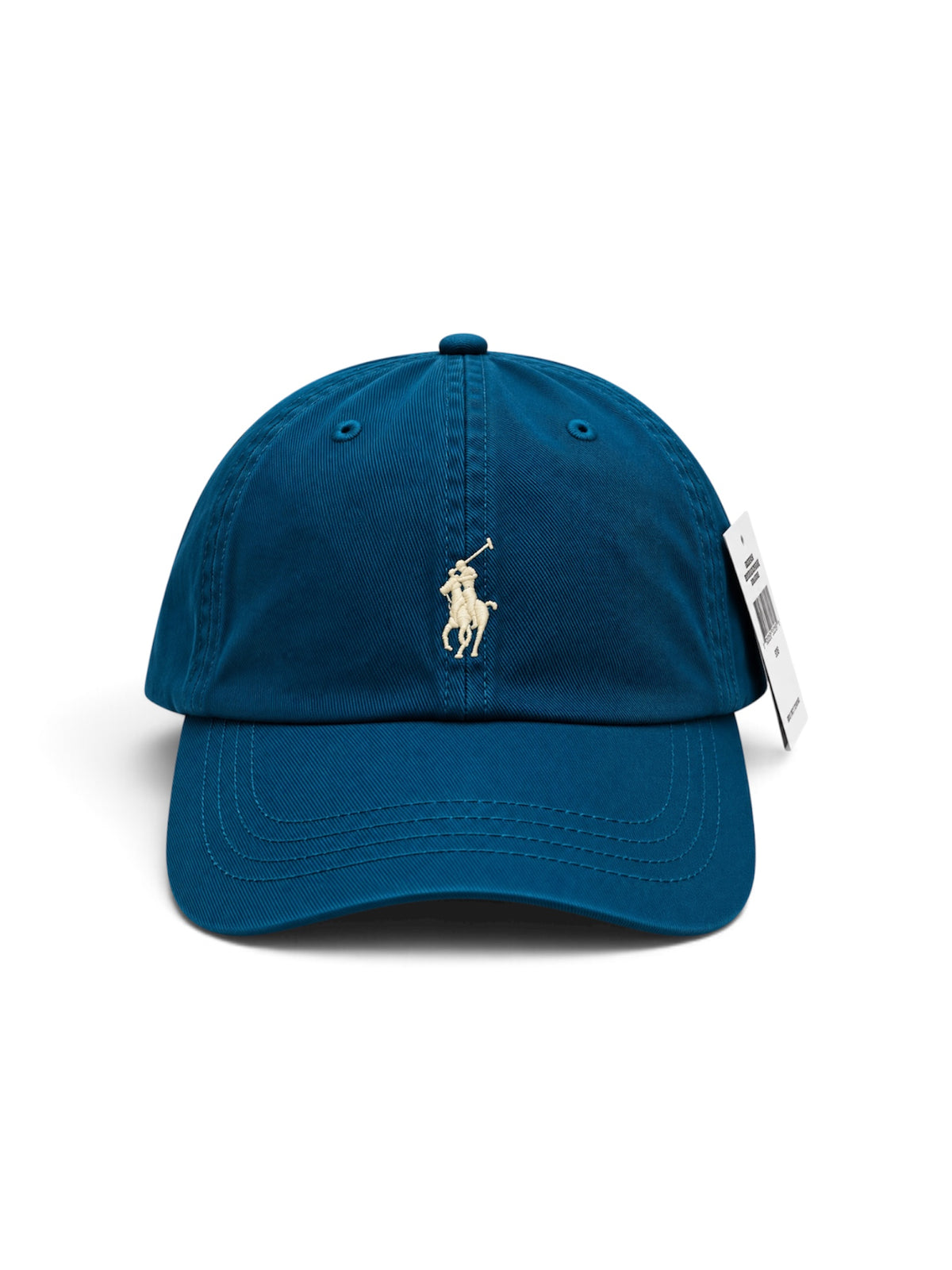 Polo Ralph Lauren Cotton Chino Cap – Teal Blue with White Logo
