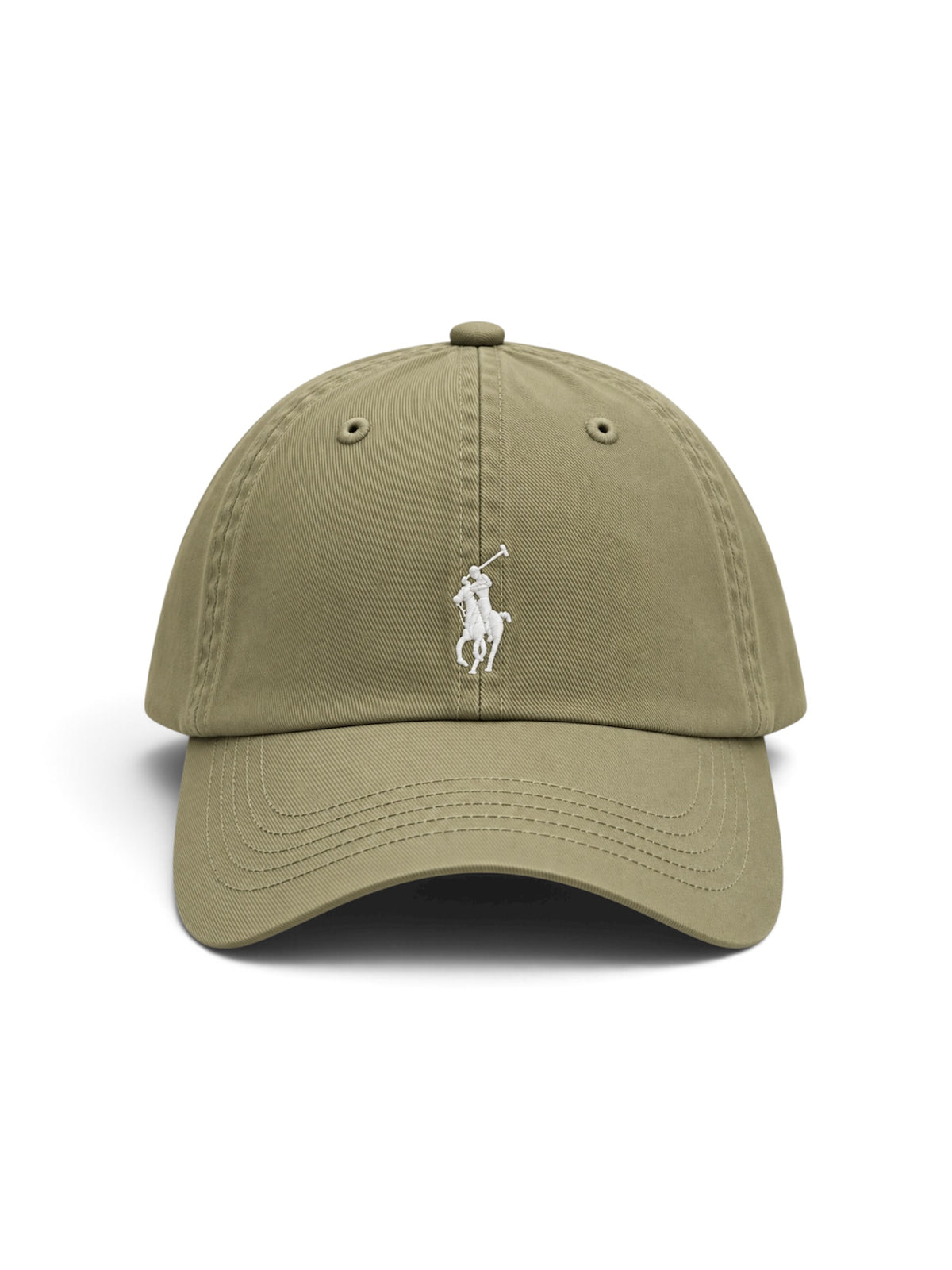 Polo Ralph Lauren Cotton Chino Cap – Beige with White Logo